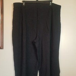 Black wide leg culottes by Lisa Rinna Collection size XL
